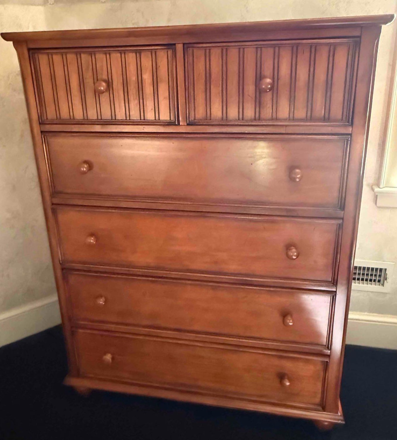 American Standard Tall Wooden Dresser