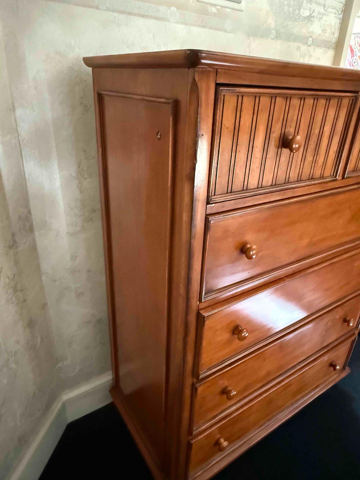 American Standard Tall Wooden Dresser