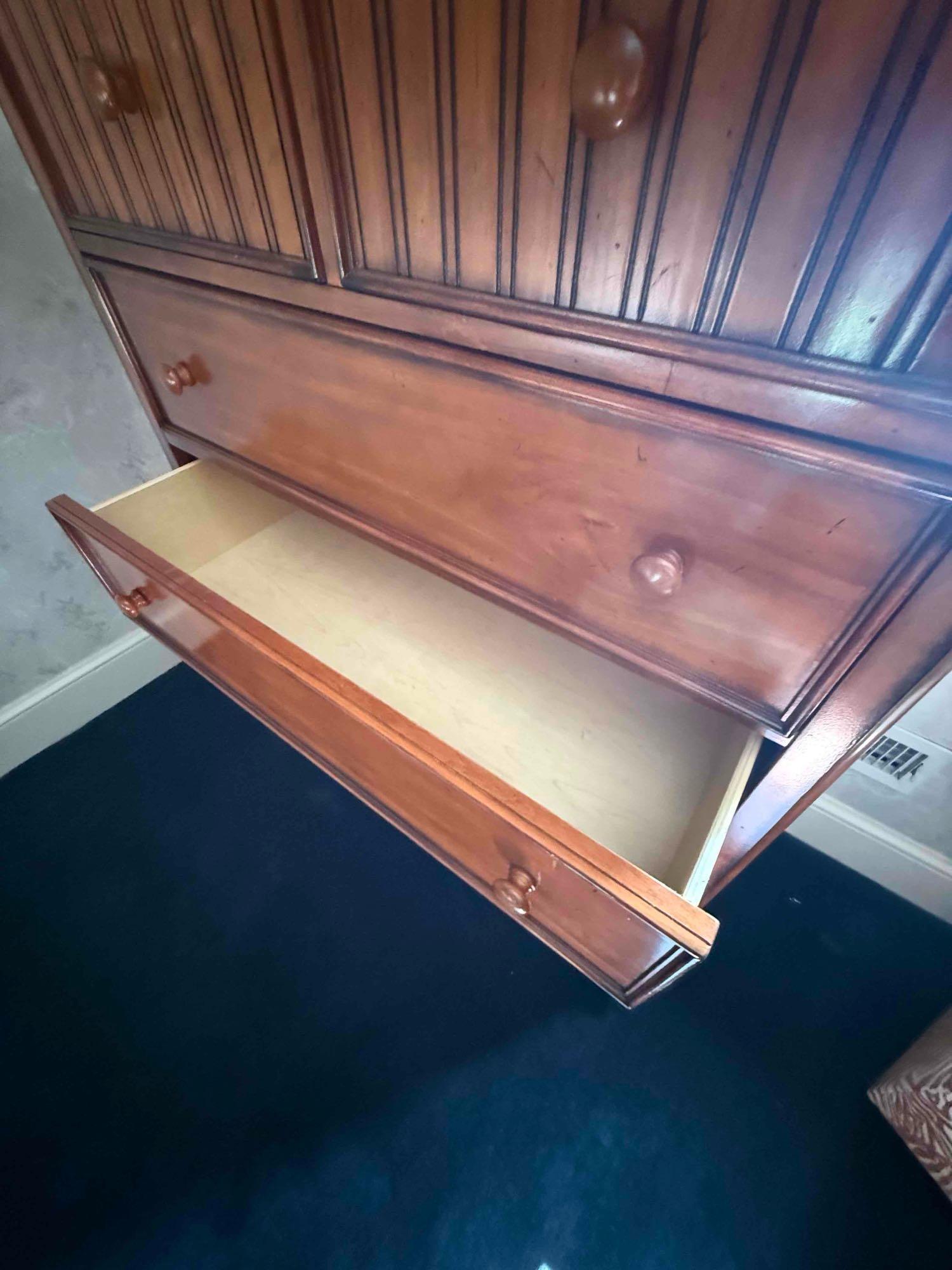 American Standard Tall Wooden Dresser