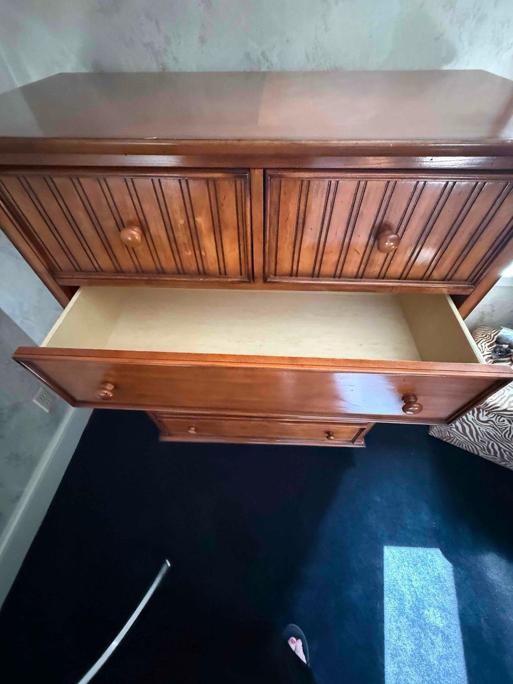 American Standard Tall Wooden Dresser