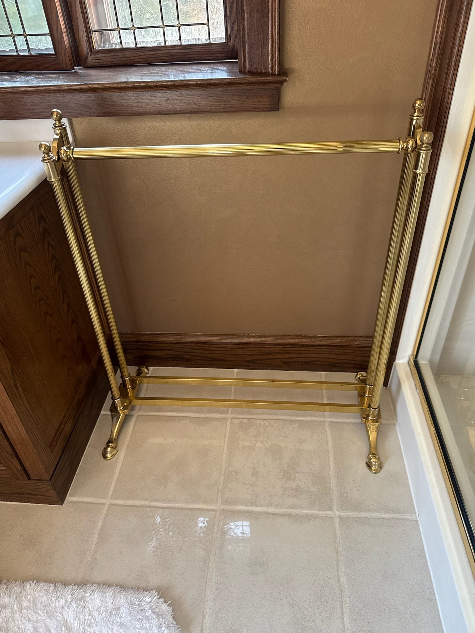 Brass Towel Rack
