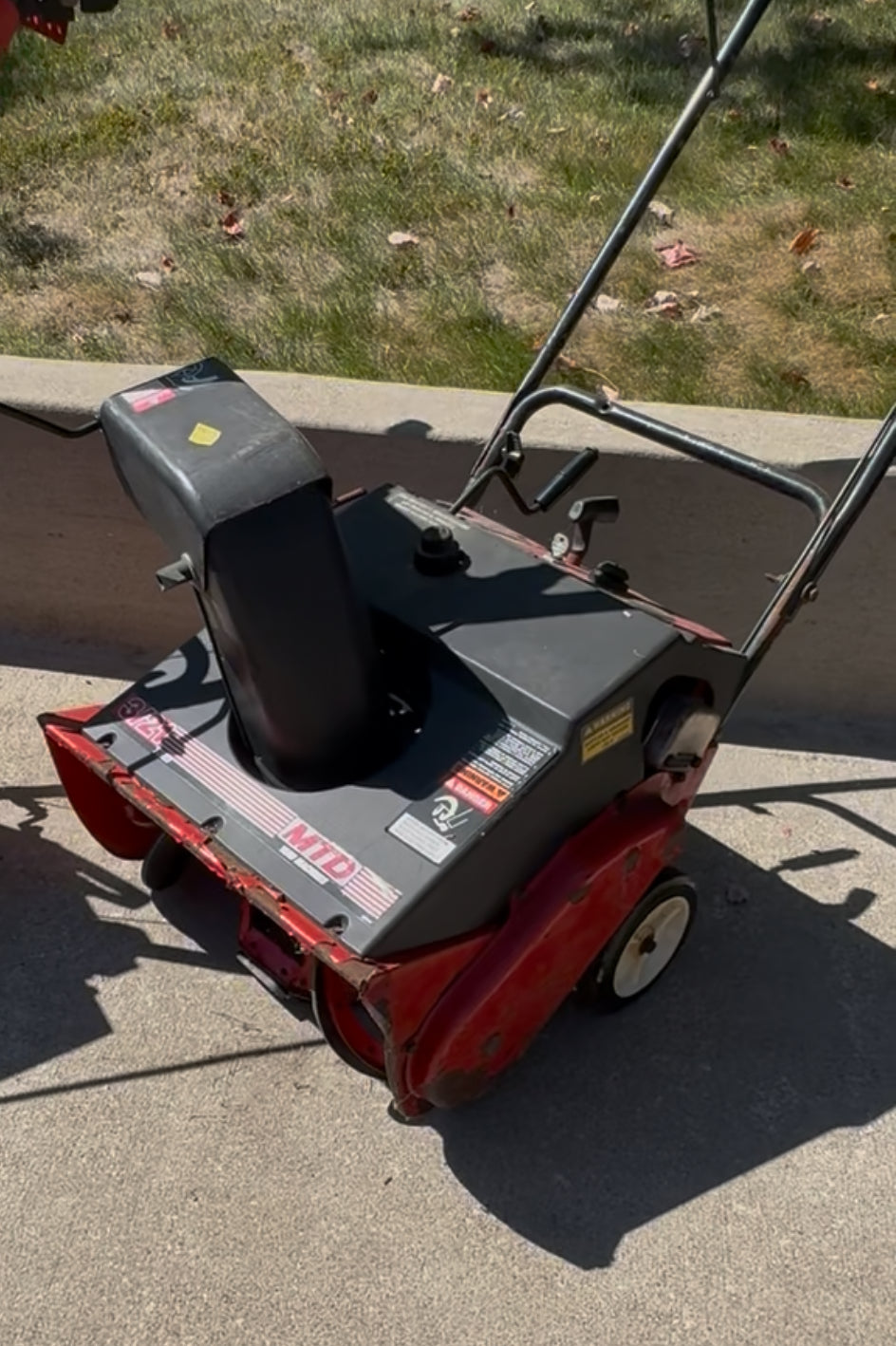 MTD Yard Machine Snow Blower