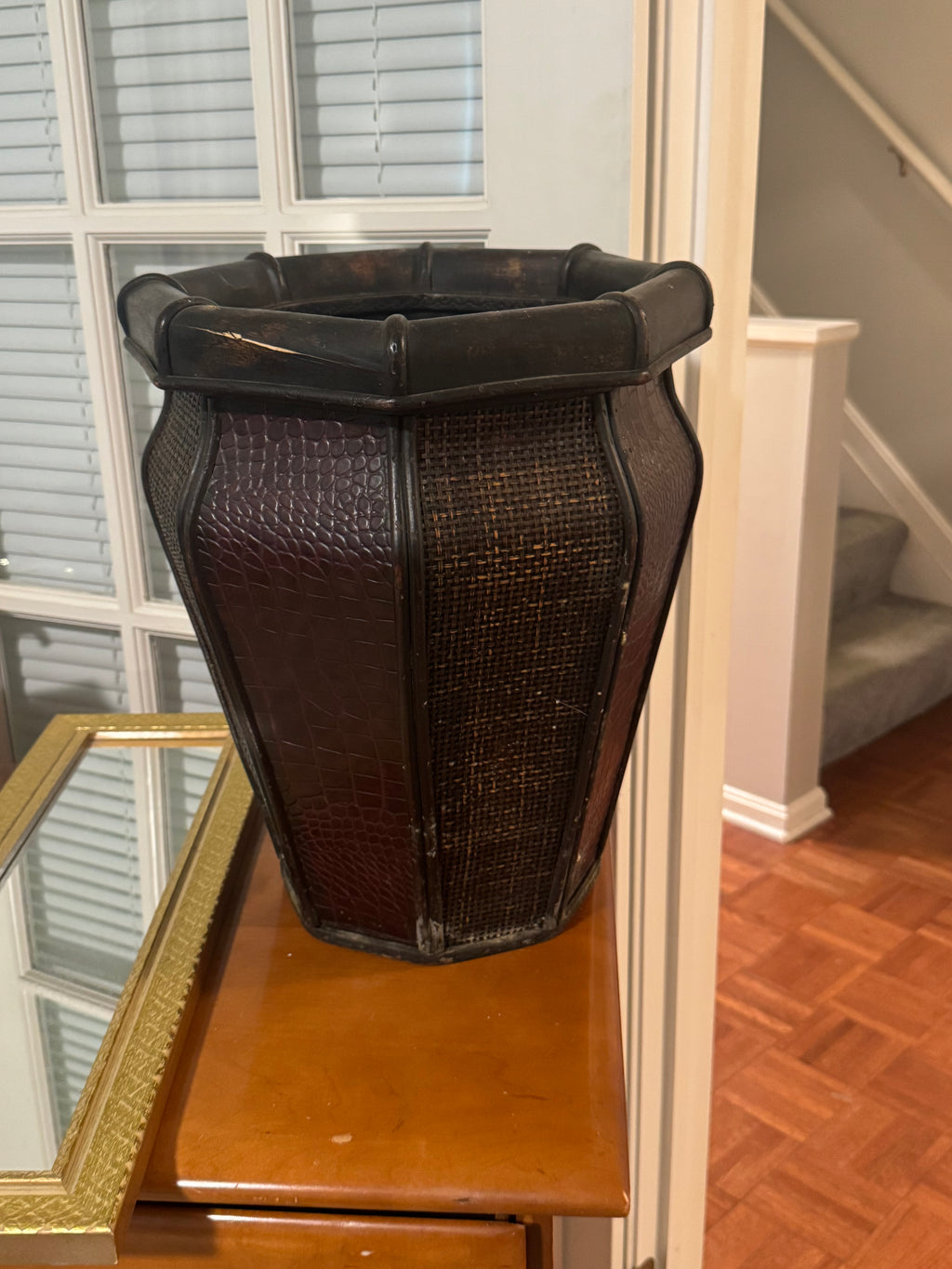 Weave Panel Decorative Planter