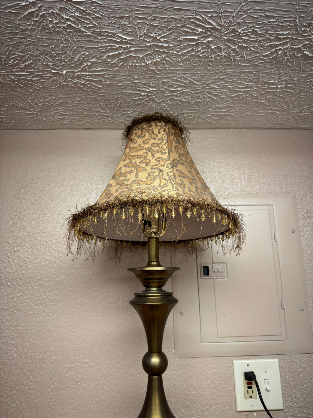 Cheetah Print Table Lamp