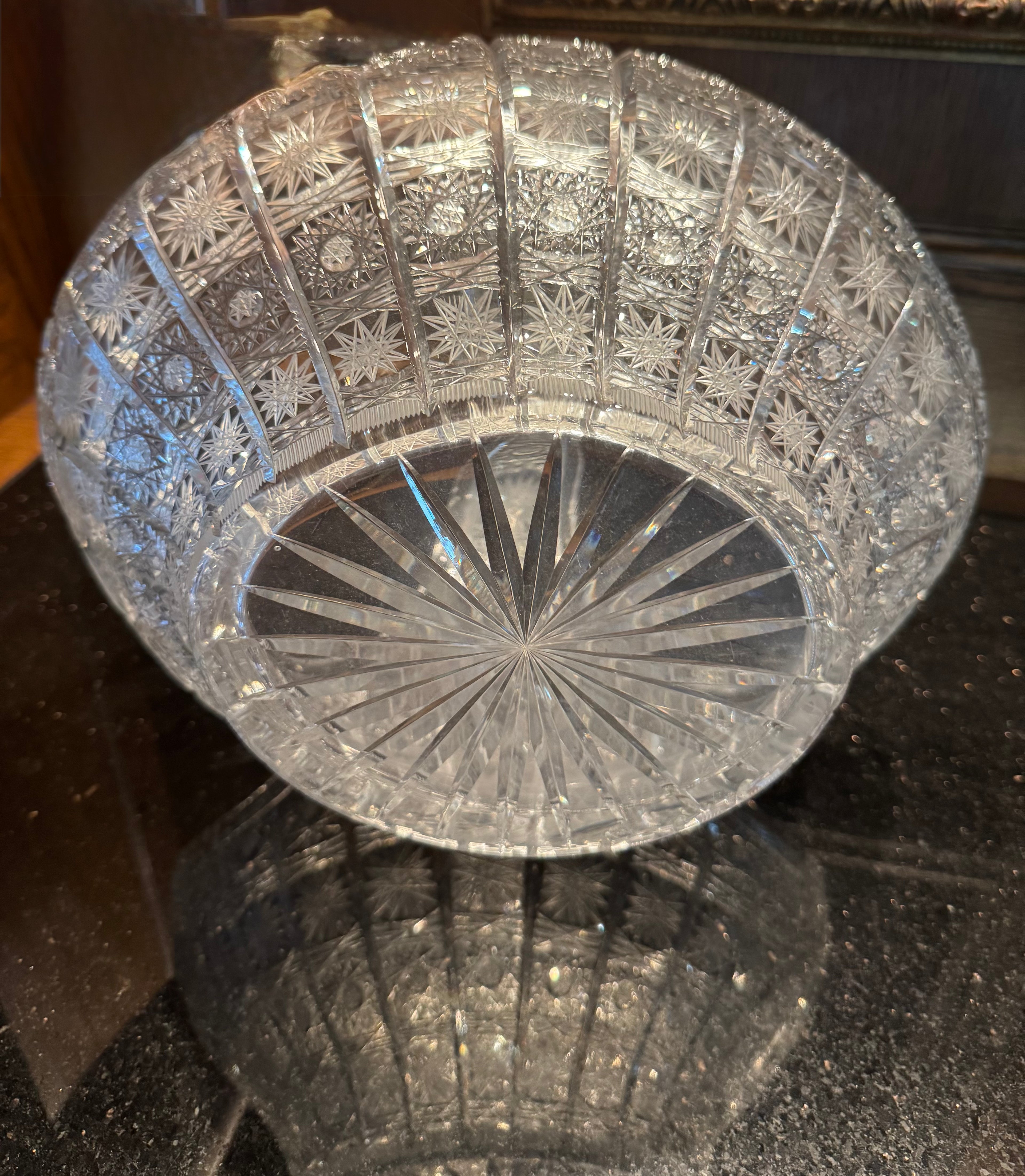 Crystal flower basket