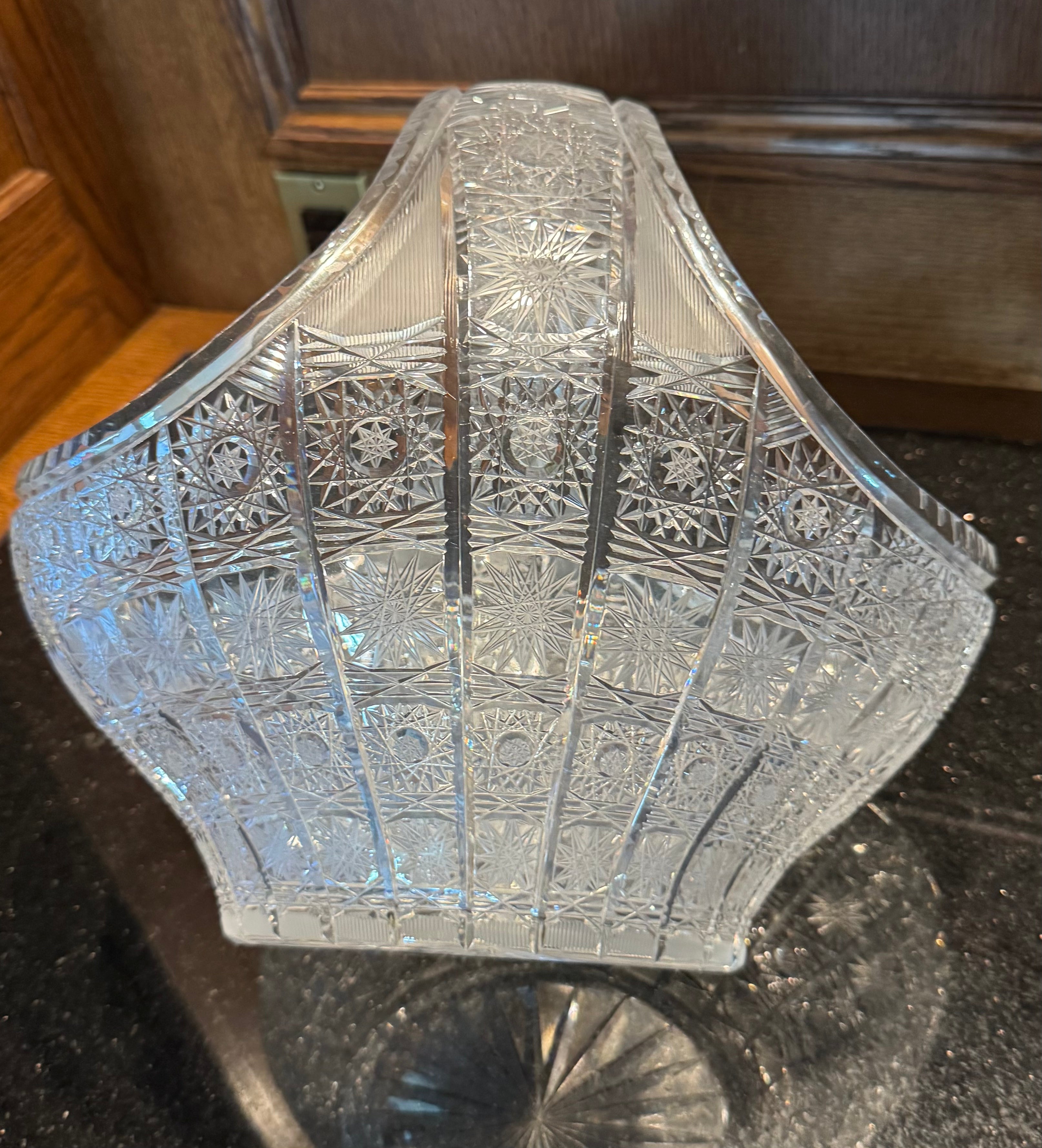 Crystal flower basket