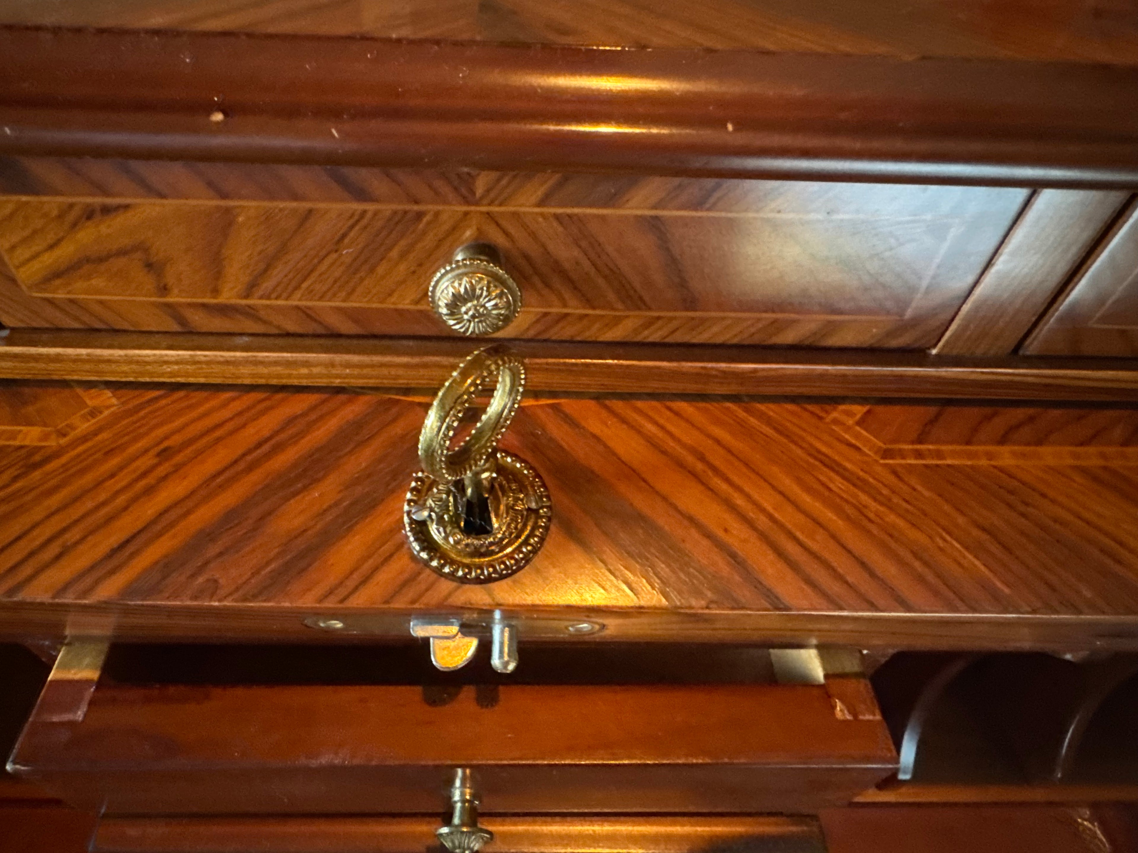 Antique  Cylinder desk w/ Bench