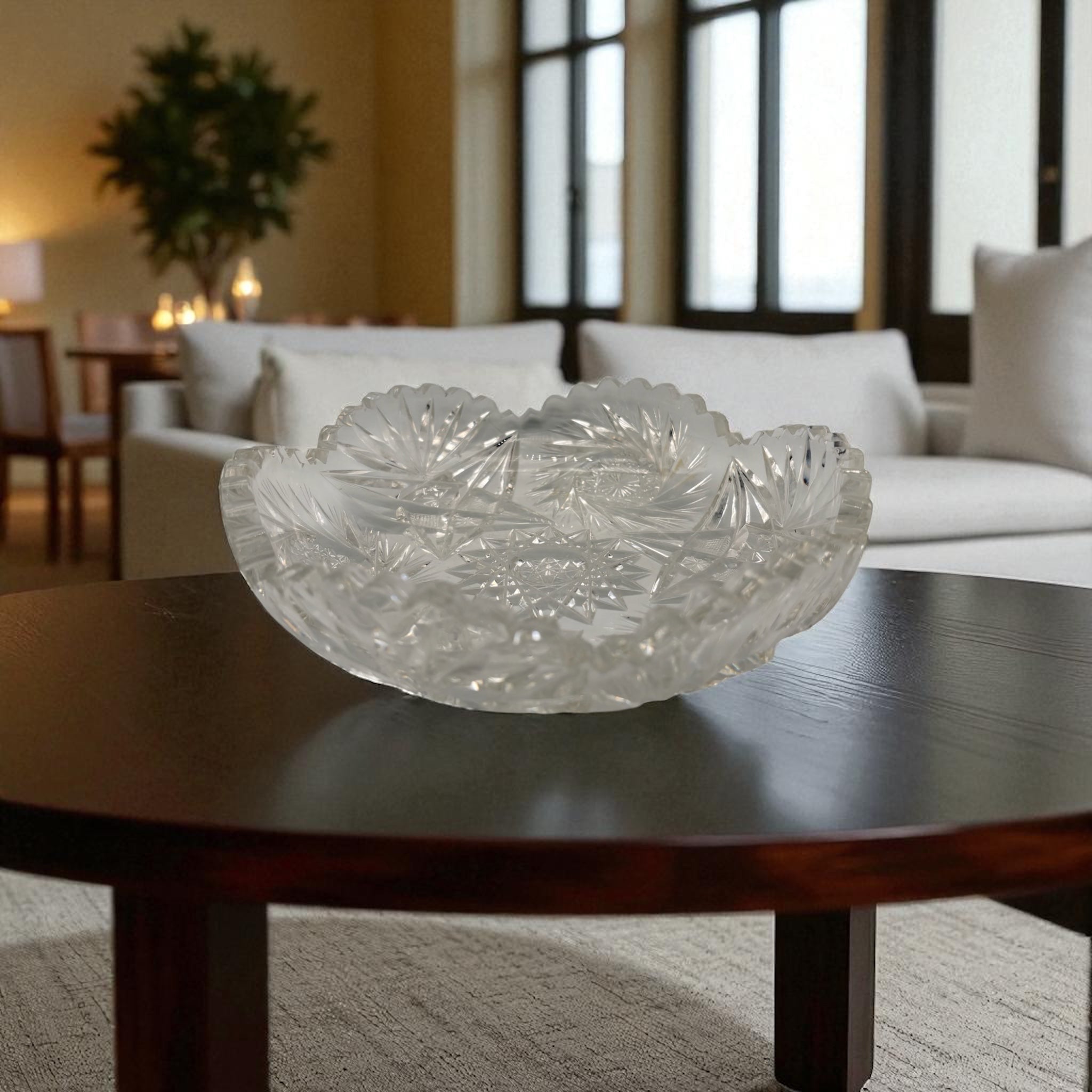 Crystal  Fruit bowl